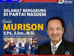 HUT Partai Nasdem Ke-13 : H. Murison Terima Kartu Anggota Partai