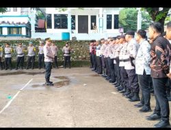 Polres Maros Terjunkan Ratusan Personel Amankan Kedatangan Wapres RI di Maros