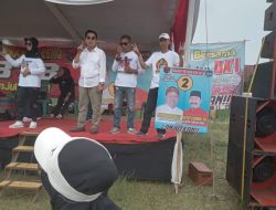 Kampanye Simpatisan Dawam Rahardjo dan Ketut Erawan di Desa Purwosari Kecamatan Batanghari Nuban Kabupaten Lampung Timur