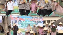 Kapolres Loteng Dampingi Kapolda NTB Launching Gugus Tugas Polri Dukung Ketahanan Pangan