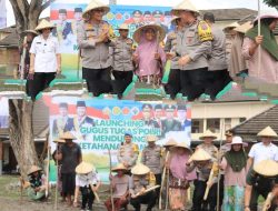 Kapolres Loteng Dampingi Kapolda NTB Launching Gugus Tugas Polri Dukung Ketahanan Pangan