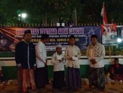 Komunitas Trotoar Arek Lancor Pamekasan Gelar Dzikir, Sholawat Dan Doa Bersama Serta Seruan Pilkada Damai.