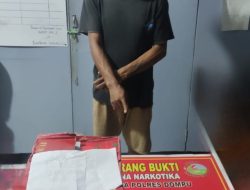 Tim Opsnal Polres Dompu Kembali Cakar Kurir Narkotika Asal Kelurahan Bada.