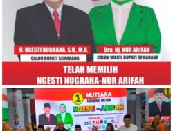 Ngesti Nugraha-Nur Arifah Meraih Kemenangan Telak Hitung Cepat Pilkada 2024 Kabupaten Semarang