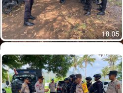 Polsek Kempo Amankan Rapat Pleno Rekapitulasi Suara Tingkat Kecamatan Kempo.