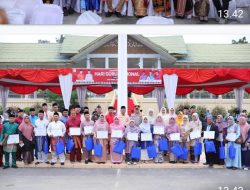 PJ. BUPATI ACEH TAMIANG PIMPIN UPACARA HARI GURU NASIONAL KE-79