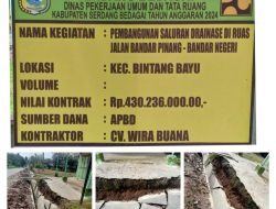 Gawat….!!! “Bangunan Drainase Baru Seumur Jagung, Diduga Sudah Hancur Alias Bobrok ?!”