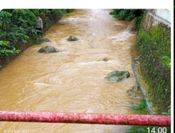 Akibat Intensitas Curah Hujan Tinggi, Kapolsek Cibeber bersama Anggotanya Laksanakan Pengecekan Wilayah yang terdanpak Longsor