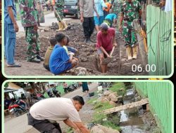 Muspika Kecamatan Kilo, Gelar Bhakti Sosial Untuk Kebersihan Lingkungan Dan Kamtibmas.