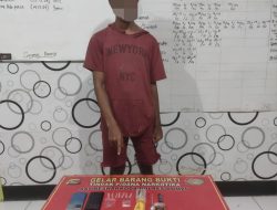 Tersangka MYI Warga Desa Tanju Tak Berkutik Diciduk Tim Opsnal Satnarkoba Polres Dompu.