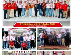 Diklat/Kolaborasi Peragi & Peradan Gelar Pendidikan PARALEGAL Tahap Ke-2 Tergabung Dari 5 Lembaga/Ormas Di Banyuwangi