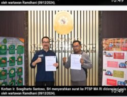 8 Tahun Berjuang Cari Keadilan, Soegiharto Santoso Surati Ketua MA