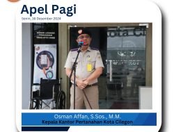 Kepala Kantor Pertanahan Kota Cilegon Memimpin Kegiatan Apel Pagi