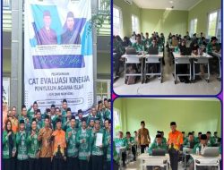 Kepala Kantor Kemenag Jember Monitoring Pelaksanaan CAT Evaluasi Kinerja Penyuluh Agama Islam