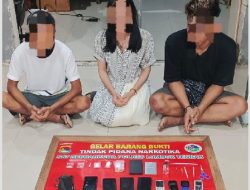 Pengungkapan Peredaran Sabu di Praya, Polres Loteng Amankan Tiga Terduga Pelaku.