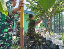 Begini Cara Danramil 04/Jebres Bersama Anggota Dalam Mendukung Swasembada Pangan Wilayah