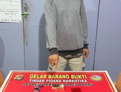 Tim Satnarkoba Polres Dompu Kembali Tangkap Penjahat Narkotika Asal Desa Matua.