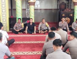 Guna Pembentukan Karakter dan Akhlak Bhayangkara Yang Beriman, Polres Dompu Rutin Gelar Binrohtal.