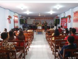 Forkopimcam Ngadiluwih Kabupaten Kediri Melaksanakan Patroli Gabungan Mengecek Kesiapan Pengamanan Personel di Gereja