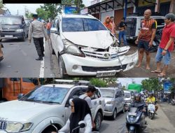 Kasat Lantas Loteng Datangi TKP Kecelakaan Beruntun di Jalan Raya Kopang-Lotim.