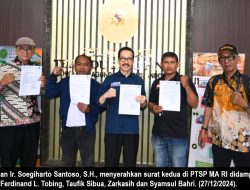 Pencari Keadilan Soegiharto Santoso Kembali Surati Ketua MA