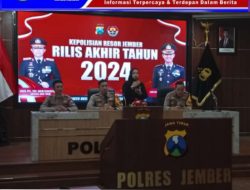 Di Akhir Tahun 2024 Kapolres Jember Apresiasi Dalam Penurunan Tingkat Kejahatan Di Banding Tahun 2023