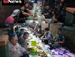 Sederhana Dalam Sinergitas, TNI/Polri Rayakan Malam Tahun Baru Dengan Makan Bersama