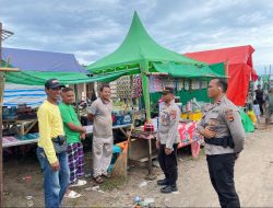 Pengamanan Pergantian Tahun Baru 2025 di Pantai Lakey Berlangsung Aman dan Kondusif.