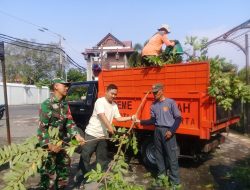 Ini Dia Cara Jitu Babinsa Keprabon Dalam Menciptakan Lingkungan Yang Bersih Dan Sehat di Wilayah Binaan