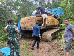 Patut Diapresiasi : Tim Gabungan, Polres Bungo Dan Kodim 0416 Bute Giat Razia PETI Yang Menggunakan Excavator