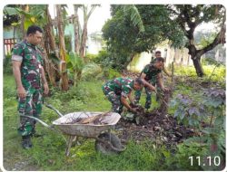 Cegah DBD di Musim Hujan, Kodim 0823 Situbondo Gelar Aksi Bersih-bersih Asrama X514 Kotakan