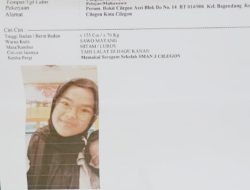Pencarian Anak Hilang a/n Khumairah Azzahra Bin Ajat Sudrajat