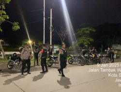 Patroli Perintis Presisi Polres Pelabuhan Tanjung Perak Bubarkan Gengster.