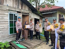 Polsek Tembilahan Hulu, Laksanakan Kegiatan Tali Asih Jumat Berkah di Dusun Penyemahan