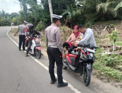 Untuk Ketaatan Dalam Berlalulintas, Satlantas Polres Boalemo Lakukan Operasi Rutin Lalulintas.