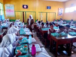 Launching Program Makan Bergizi Gratis (MBG) di SDN 2 Sukamaju Kecamatan Majalaya.