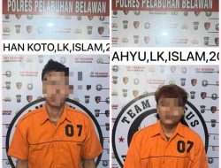 Polres Pelabuhan Belawan Berhasil Bekuk 2 Pelaku Begal Sadis