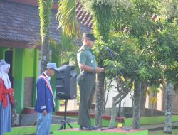 Jadi Irup Pada Upacara Bendera, Danramil 06/Baradatu Sampaikan Pesan Ini Kepada Anak-anak Didik.