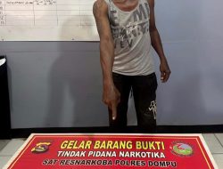 Tidak Jera Masuk Bui, Terduga ZL Pengedar Shabu Digulung Timsus Narkoba Polres Dompu.