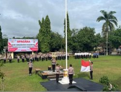 Upacara HKN : Kapolres Way Kanan Ajak Personel Bekerja Secara Profesional dan Humanis