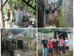 Bakti Sosial RT O3 Bersama Karang Taruna Pembersihan Tempat Sampah Perum Bumi Padma Desa Cipeujeuh.