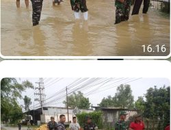 Dandim 0829/Bangkalan Cek Luapan Air Pasca Hujan Deras di Kecamatan Arosbaya