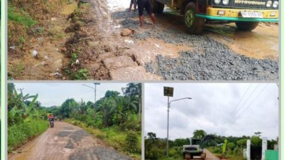 Pemilik Galian Bertanggung Jawab Dengan Jalan yang Rusak di Desa Sungai Dua Kecamatan Rambutan Kabupaten Banyuasin Provinsi Sumsel