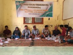 Musrembangdes Suka Damai, Sikapi Anggaran yang Tinggal Sedikit, Agar Bermanfaat pada Seluruh Warga