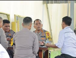 Coffee Morning bersama PJU Kapolsek dan Personil Bertempat di Lapangan Tembak Mapolres Sergai