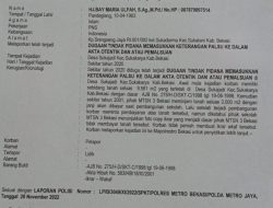 BPI KPNPA RI Desak Kapolda Metro Jaya Tindaklanjuti Kasus Mafia Tanah di Bekasi