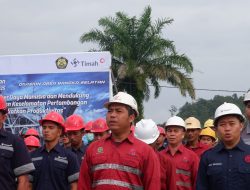Semarak Bulan K3 Nasional di PT. Timah Area Bangka Selatan, Gelar Apel dan Simulasi Keselamatan