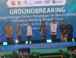 Pemdaprov Jabar Dukung Penyediaan Air Layak, Aman Dan Murah, Groundbreaking SPAM Ciparay Tingkatkan Pasokan Air di Kabupaten Bandung
