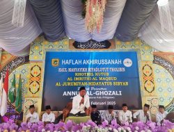 Ponpes Annur Al-Ghozali Jatirejo Gelar Pengajian Umum Haflah Akhrussanah Haul Masyayikh Riyadlotut Tholibin