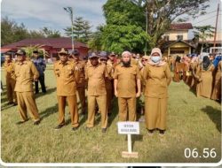 Apel Gabungan Perdana, Bupati Aceh Singkil Ingatkan Kepala Desa, Jangan Langgar Aturan Jika Mengangkat Perangkat Desa